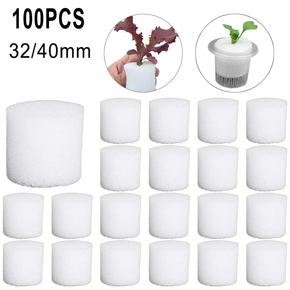 Hydroponic Grow Pod - 100PCS Grondloze Hydrocultuur Spons Tuin Groente