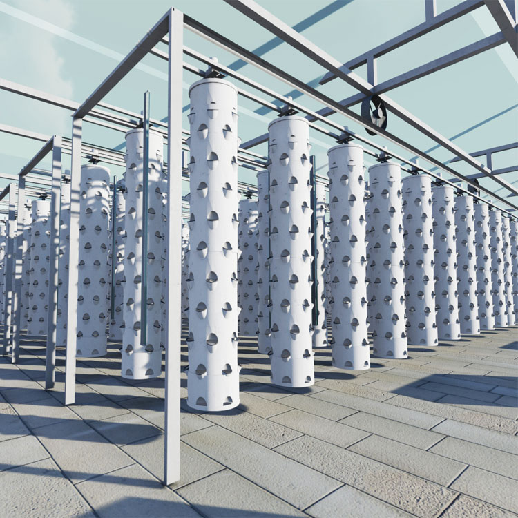 Hydroponic Tower - Slimme hangende kolom hydrocultuur roterende toren