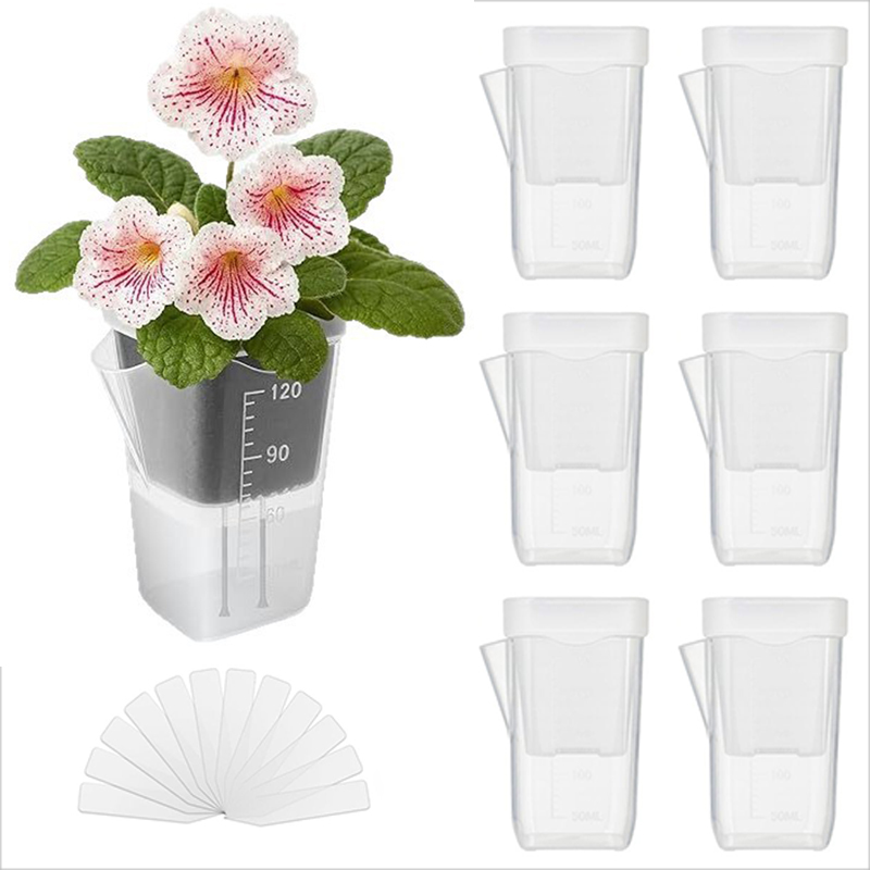 Plant Monitor - 16/32-pack zelfwatergevende plantenbakken – transparante hydrocultuurpotten