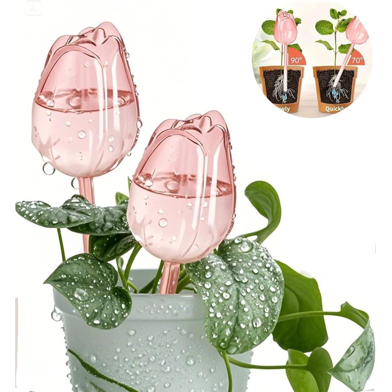 Roze Tulpenplantenbewateringsb - Plant Sensor recensie en prijs