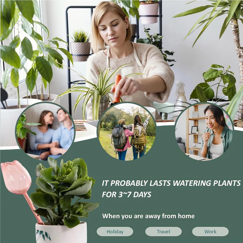 Roze Tulpenplantenbewateringsb - Plant Sensor recensie en prijs