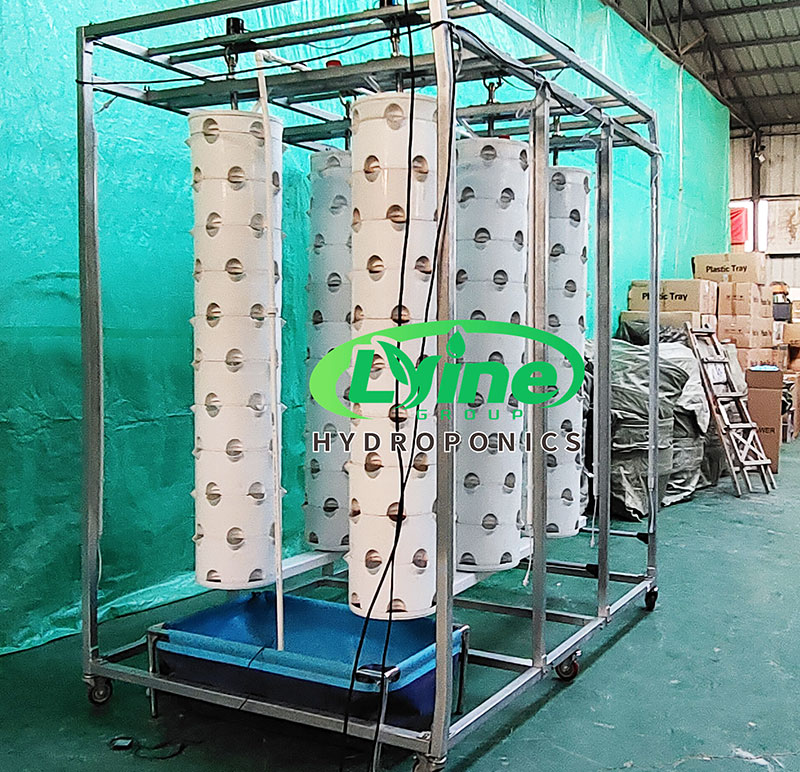 Slimme hangende kolom hydrocul - Hydroponic Tower recensie en prijs