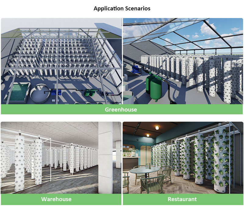 Slimme hangende kolom hydrocul - Hydroponic Tower recensie en prijs