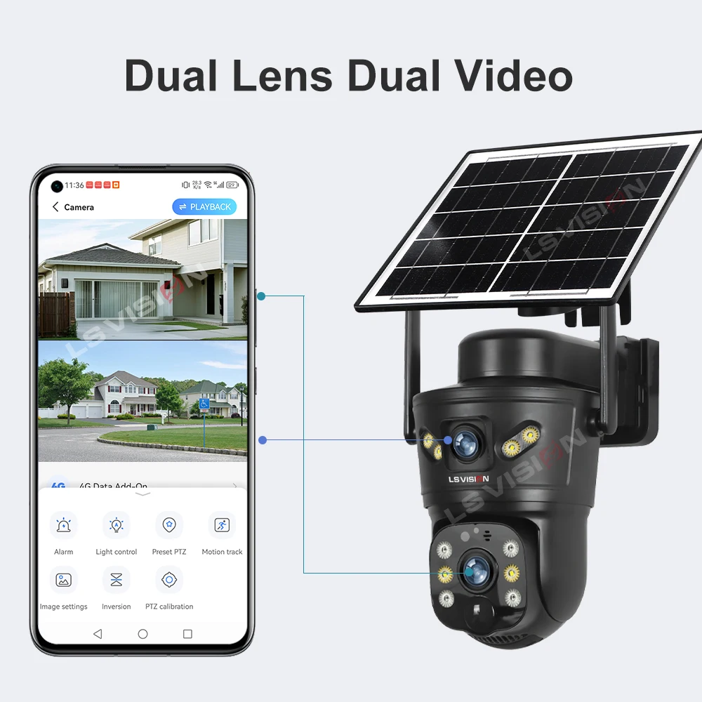 LS VISION 8MP 4G zonnecamera d - Garden Camera recensie en prijs