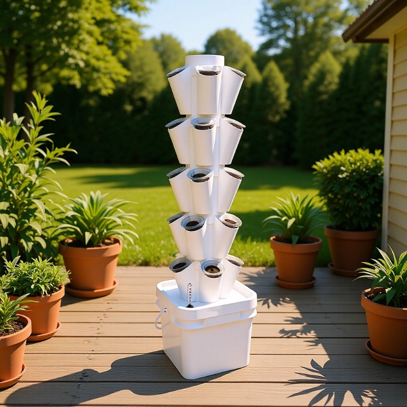 8L Desktop Hydroponische Toren - Hydroponic Tower recensie en prijs