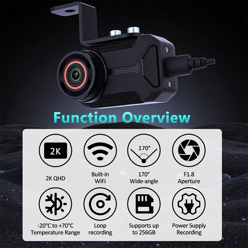 2K Motorfiets Dashcam WiFi Rij - Garden Camera recensie en prijs