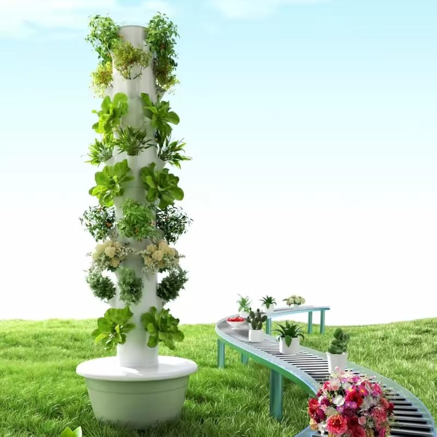 Verticale Hydroponische Kweekt - Hydroponic Tower recensie en prijs